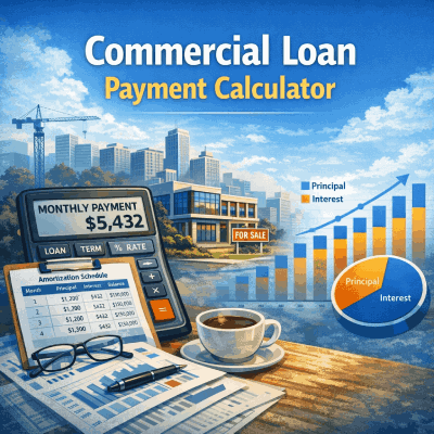 Commercial Loan Monthly Payment & Amortization Schedule